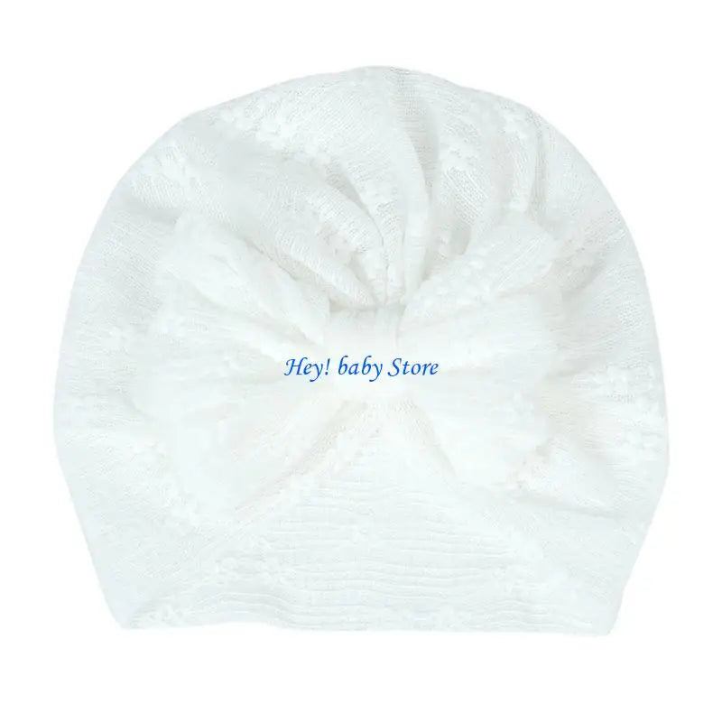 Newborn Baby Girl Turban Hat | Knit Beanie Headwrap Hospital Cap