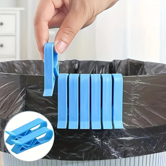 4 Garbage Bin Clamp Safe Anti Slip Bag Holder Stylish Partition Side Peaceful Pleasures Health and Wellness