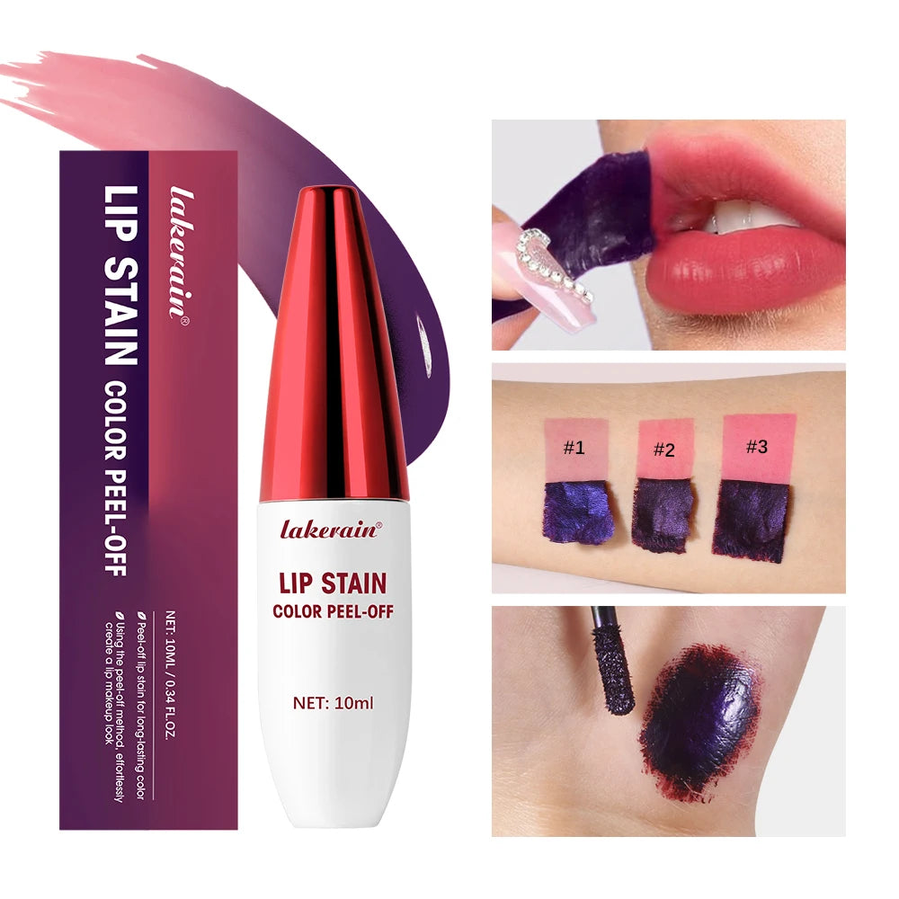 Lip Stain Peel Off 24 Hours Water Resistant Lipsticks Makeup Liquid Lipstick Matte Lipstick for Lips Stick Free Shipping Ink Peaceful Pleasures Health and Wellness