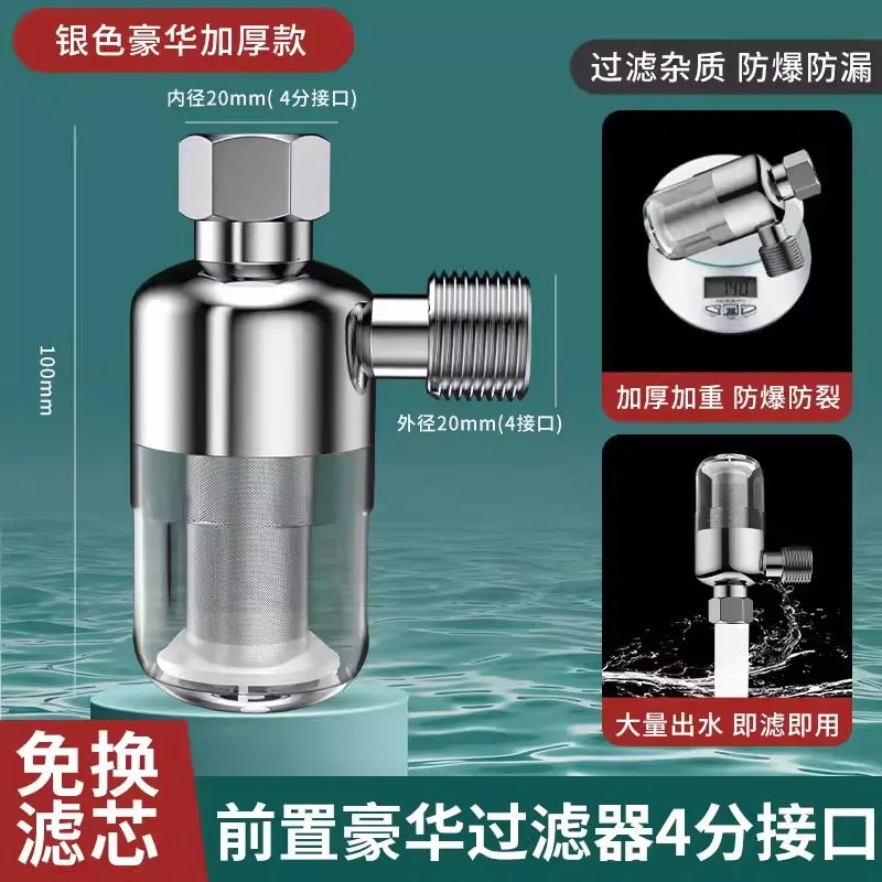 SUS316 Stainless Steel Tap Water Filter – Anti-Scale Purifier