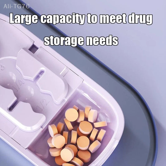 3-in-1 Pill Cutter & Tablet Splitter with Organizer Pill Cutter Organizer Peaceful Pleasures Health and Wellness
