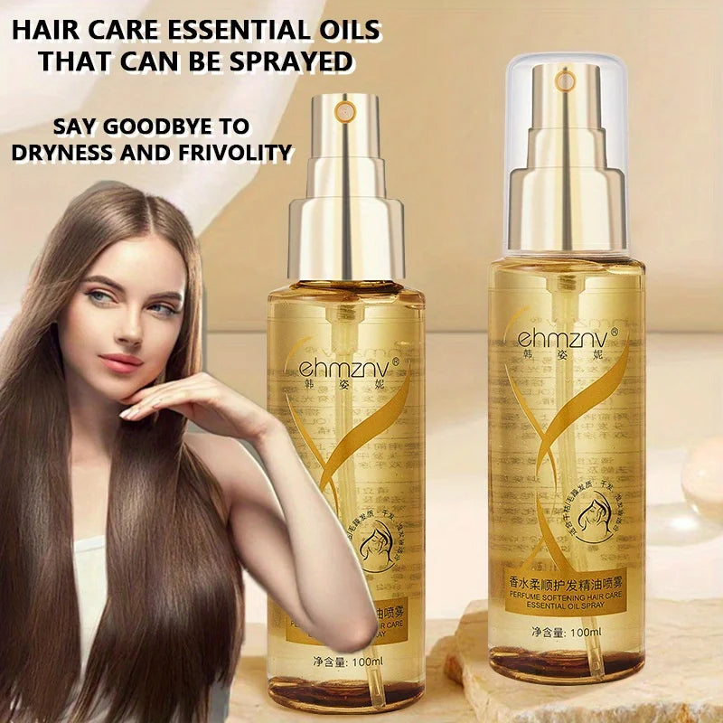 100ml Hair Essential Oil Spray – Moisturizing, Shine & Soft