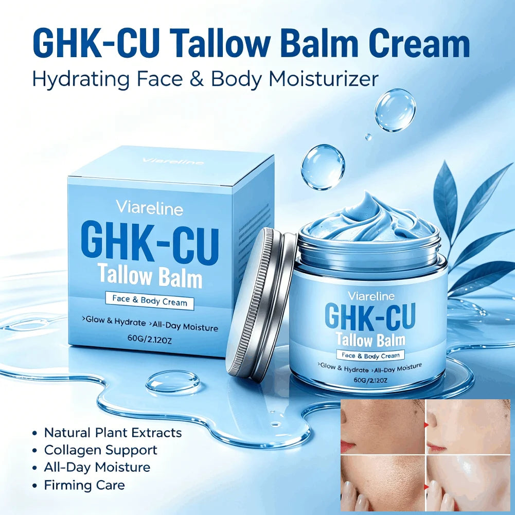 GHK-Cu Copper Peptide Blue Cream | Deep Hydration & Firming