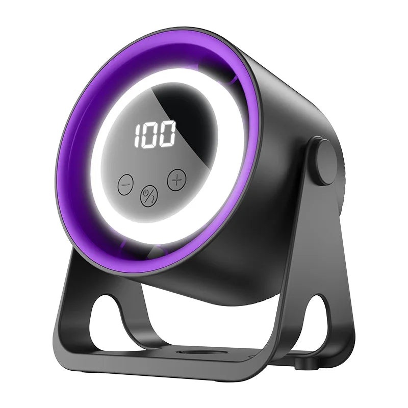 4-in-1 Bladeless Rechargeable Fan – Wall, Clip, Desk & Camp