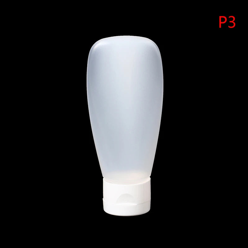 1Pcs 30/60/100ml Portable Travel Bottles Set Leak Proof Plastic Tubes Toiletries Containers Makeup Lotion Bottles for Cleaner Peaceful Pleasures Health and Wellness 100ml