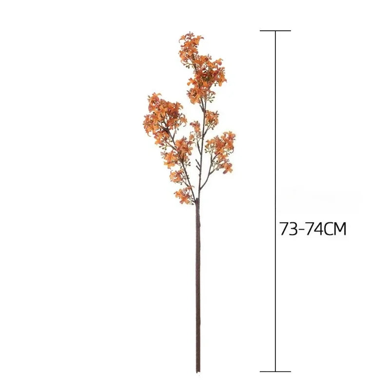 Silk Artificial Lilac Flower Branch 73cm – Faux Murraya Décor