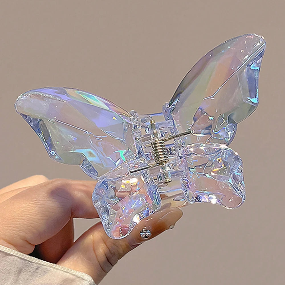 Butterfly Claw Clip for Women At The Back of The Head Super Fairy Medium-sized Shark Clip New Early Spring Hair Clips Headwear Peaceful Pleasures Health and Wellness