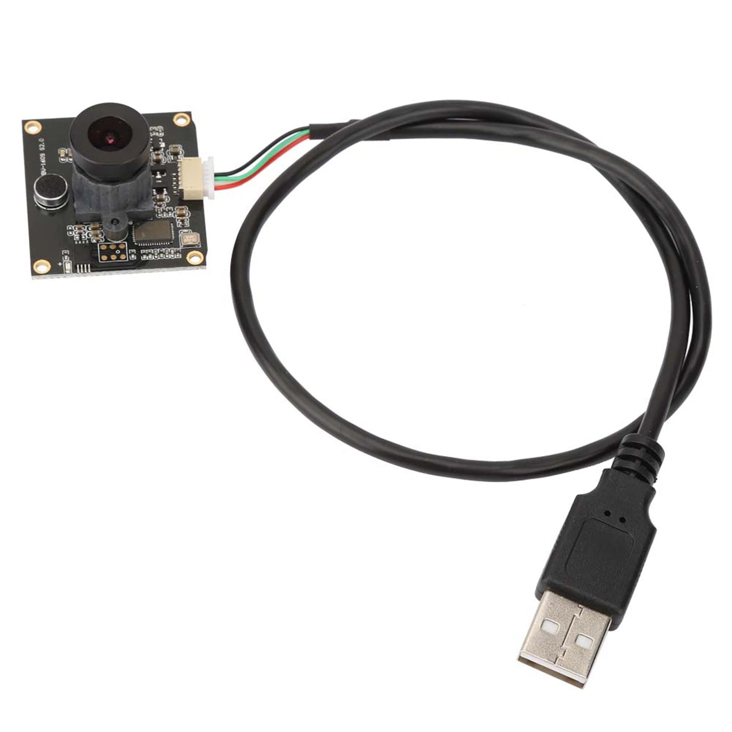 HBV-1609 OV2643 USB Camera Module 2MP 120° Wide Angle Lens