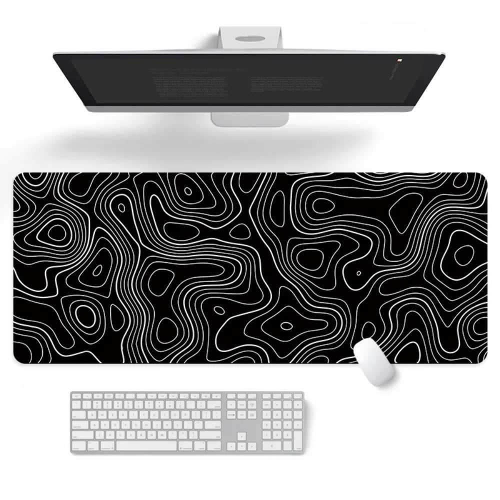 Large Gaming Mouse Pad – Stitched Edge Non-Slip Desk Mat