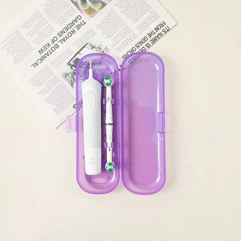 Portable Electric Toothbrush Travel Case & Storage Organizer