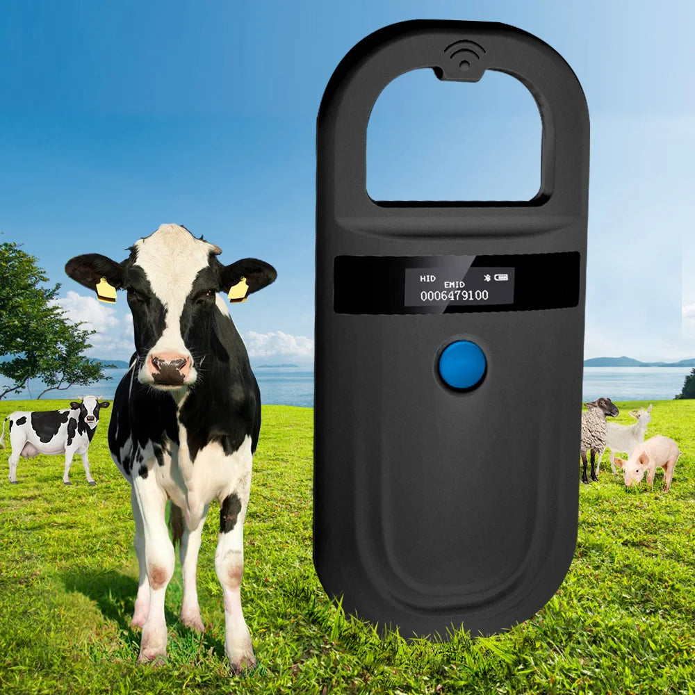 Pet Microchip Scanner 134.2KHz 125kHz Dual Frequency USB Bluetooth Animal RFID Reader FDX-B Glass Chip Tag Scanner Peaceful Pleasures Health and Wellness