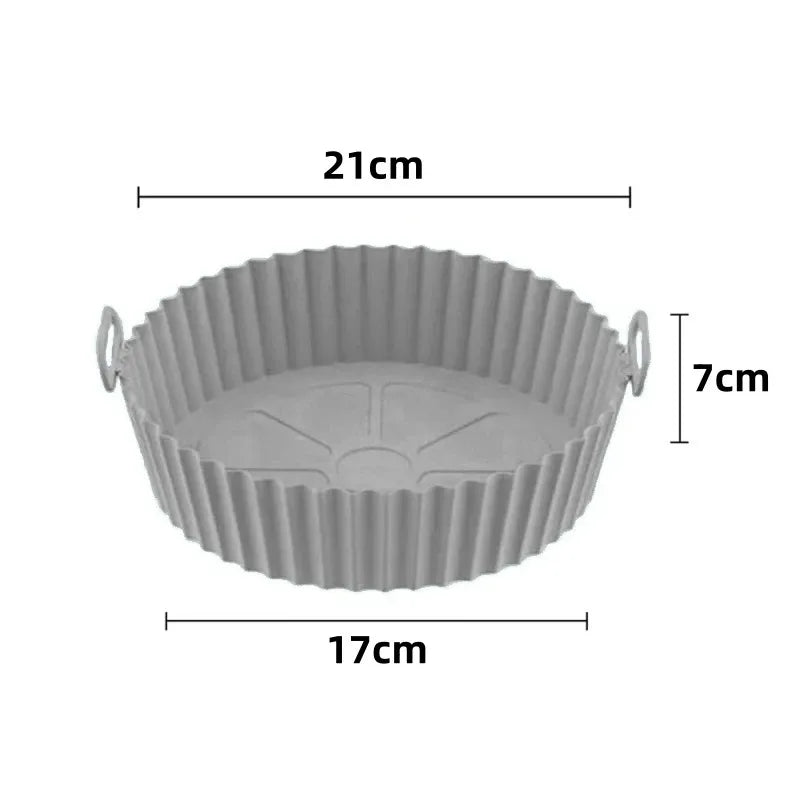 Reusable Silicone Baking Mat – Non-Stick Air Fryer Liner