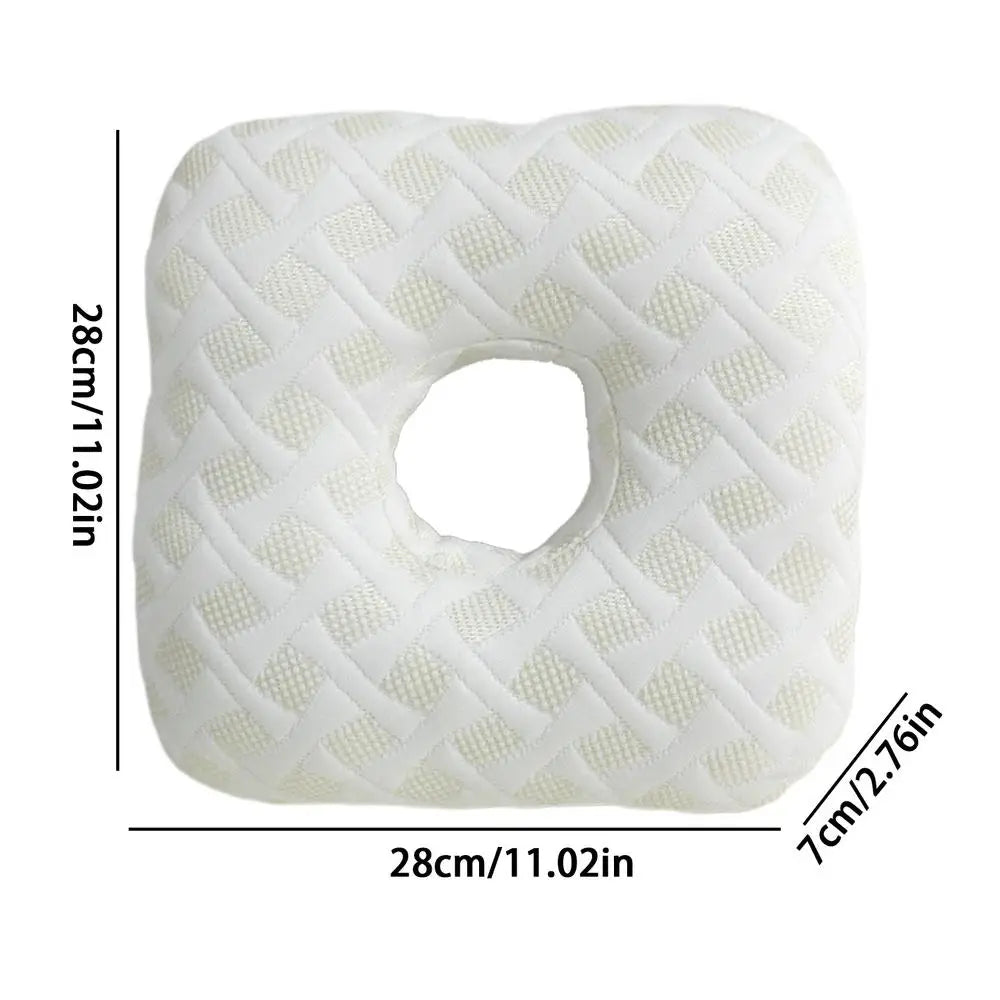 Ear Piercing Pillow for Side Sleepers | Memory Foam Ear Hole
