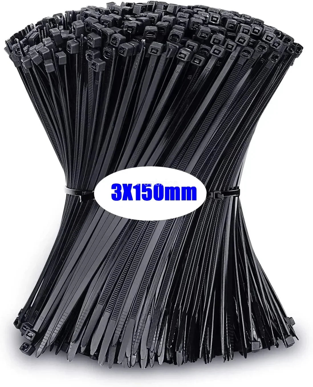 Self-Locking Nylon Cable Zip Ties Set | 100–1000 Pcs