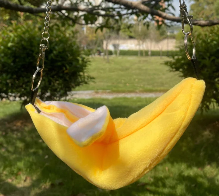 Banana Hammock Bed for Hamsters, Sugar Gliders & Small Pets