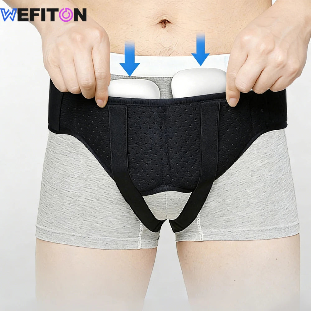 1PCS Hernia Belts for Men,Adjustable Inguinal Hernia Support Belt for Men & Women with 2 Compression Pads,Hernia Support Truss Peaceful Pleasures Health and Wellness