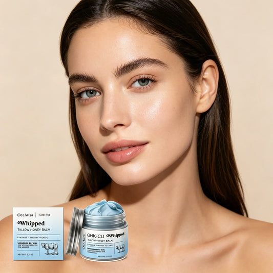 OceAura Beef Tallow & Honey Moisturizing Cream 60g | Daily Body Moisturizing Cream Oasis Select