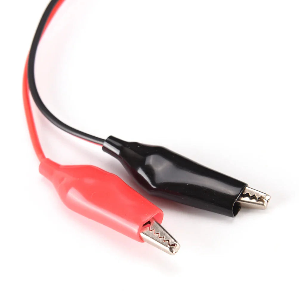 DC 5.5x2.1mm Jack to Alligator Clip Power Cable 25cm