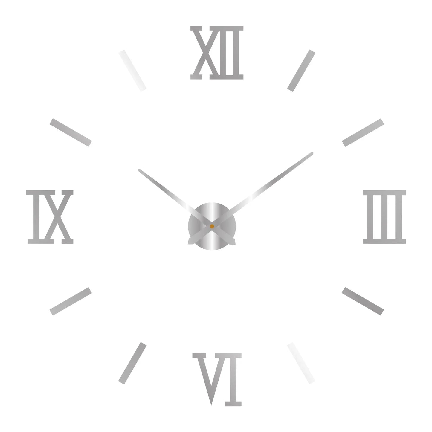 Large 3D DIY Acrylic Wall Clock – Luminous, Frameless, Adjustable 40–130cm for Living Room & Home Decor