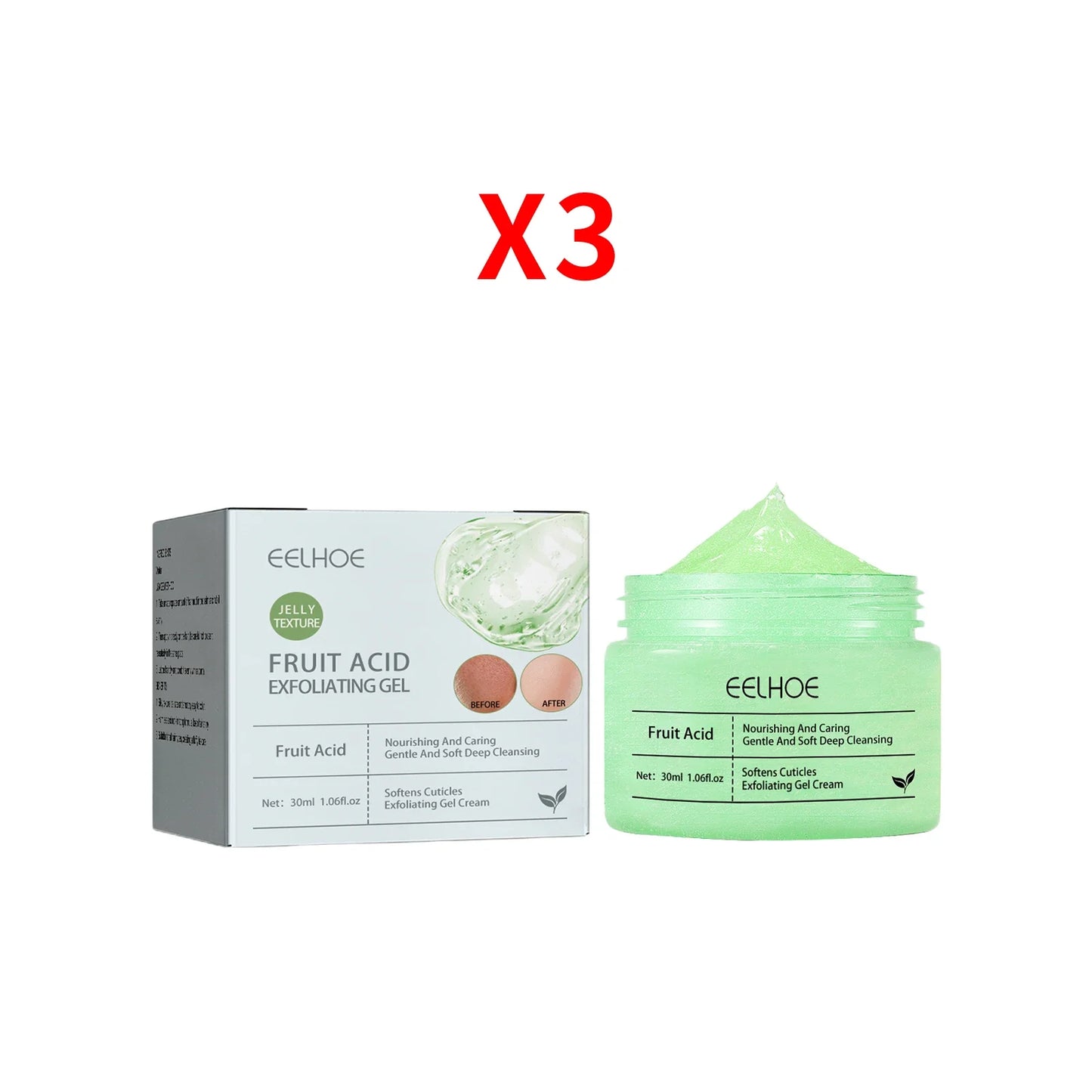 Eelhoe Fruit Acid Exfoliating Gel – Pore Cleanse & Blackheads