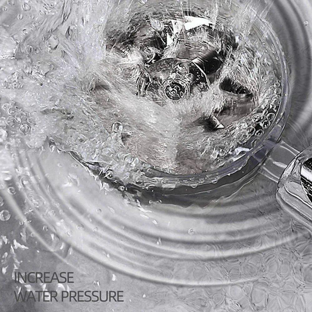 360° Rotating High-Pressure Water-Saving Rain Shower Head