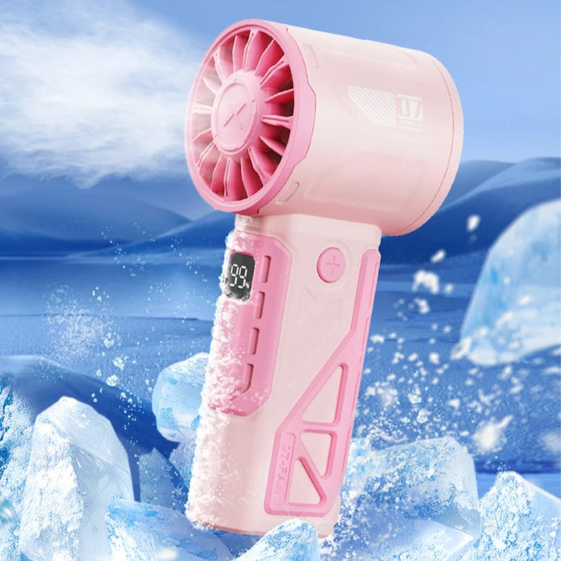 Collapsible USB Turbo Fan | Silent, Portable, 6000mAh Battery