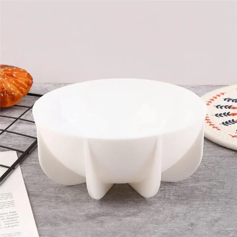 A36T-1 PCS Baking Mold Silicone Hemisphere Pan Dome Silicone Mould Semicircle Shape Cake Mold, 18.5X18.5X8.1Cm White Peaceful Pleasures Health and Wellness
