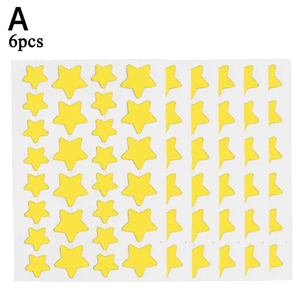 Star-Shaped Pimple Patches – 6 Packs, 168 Spot Covers