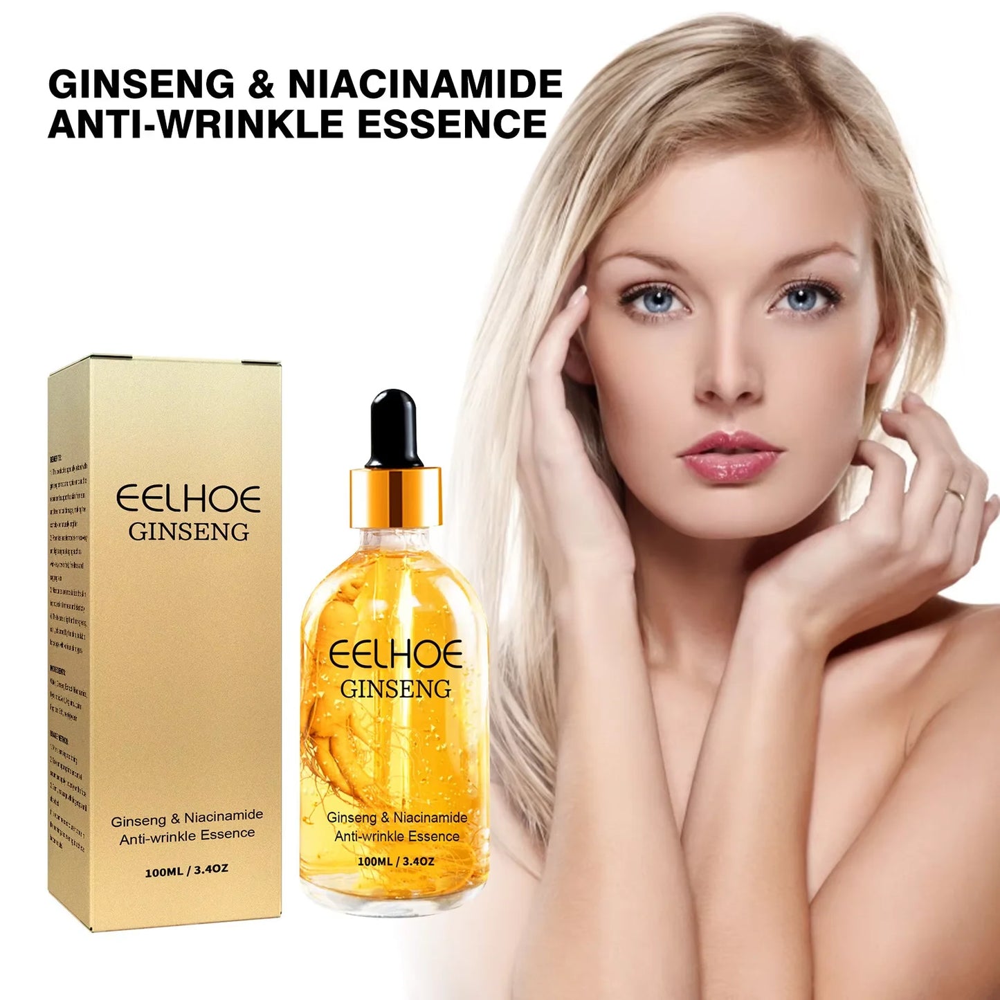 24K Gold Ginseng Serum – Firming, Brightening & Hydrating