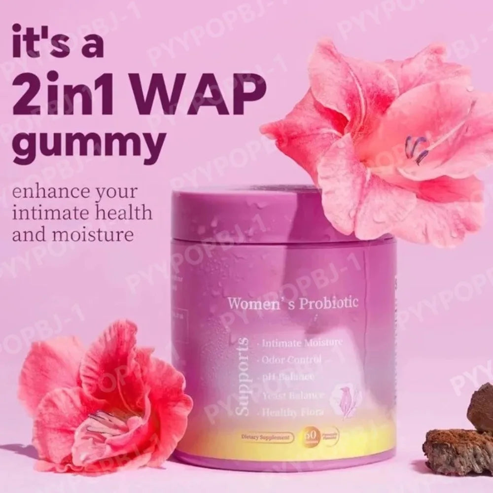 Women's Probiotic Gummies with Prebiotics | Pineapple, 60ct
