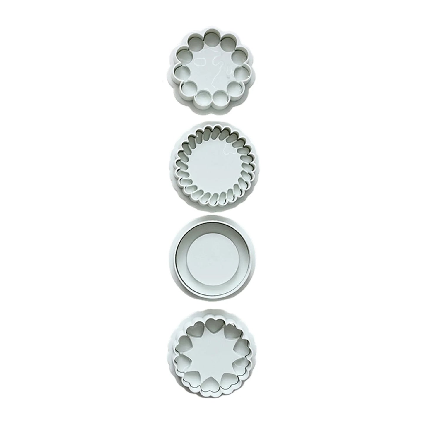 DIY Jam Chocolate Biscuit Mold Christmas Plastic Pressable Fondant Cookie Stamp Suitable for Spread Joy and Sweetness Peaceful Pleasures Health and Wellness Default