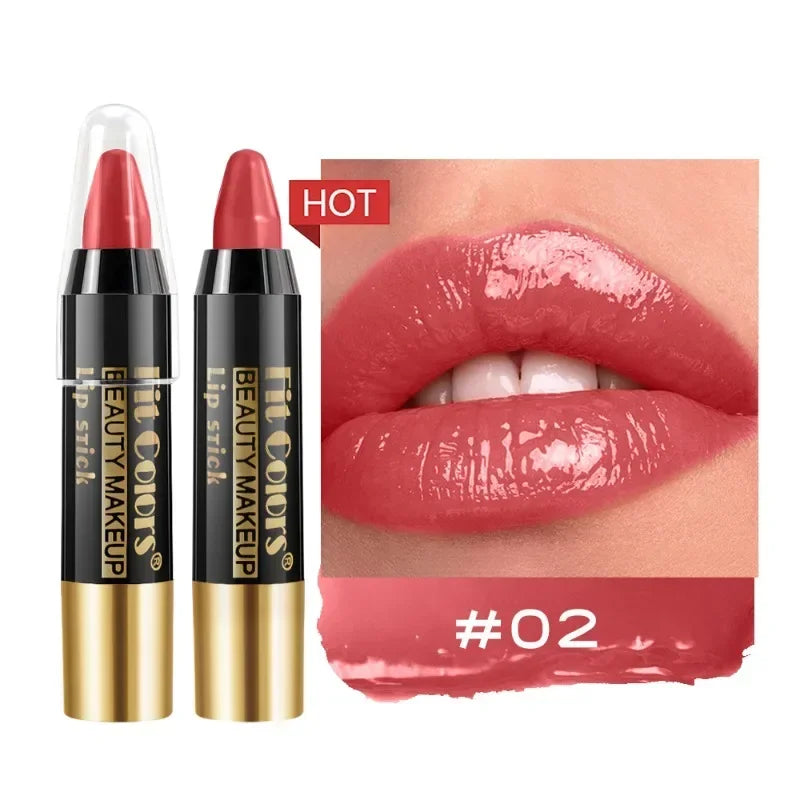 Moisturizing Crayon Lipstick – Velvet Matte & Waterproof