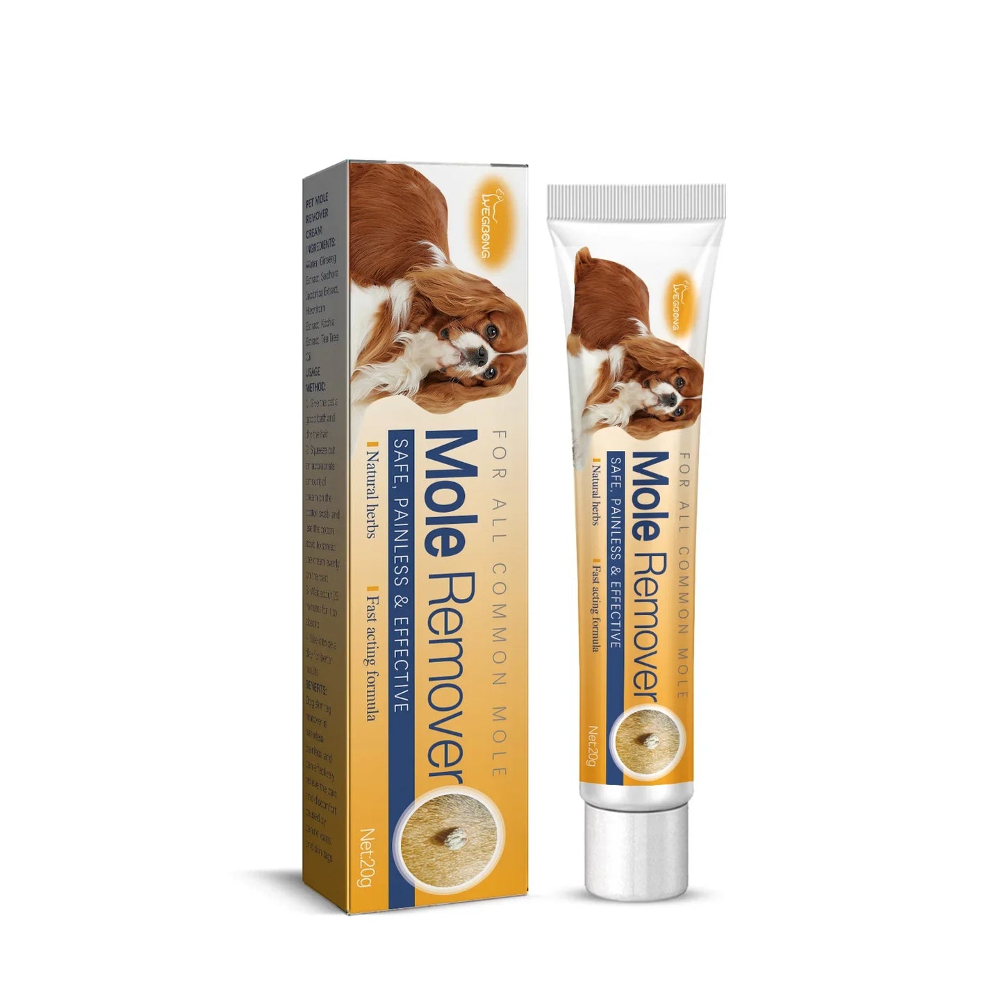 YEGBONG Pet Wart & Mole Removal Cream – 20g Skin Repair