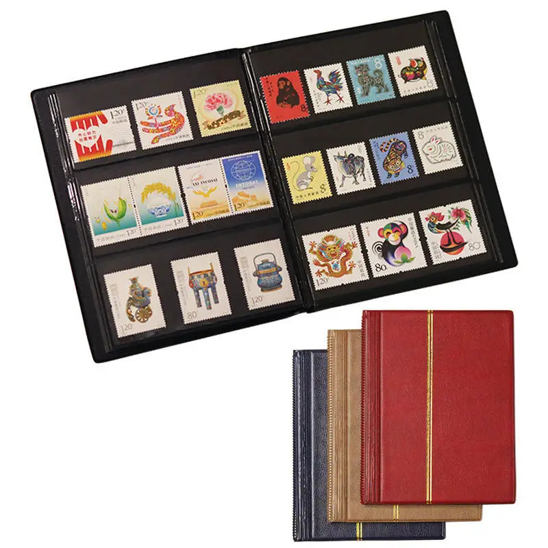 Stamp Collecting Album Binder Banknote Storage Book High End Collection Organizer for Philately Currency Collectors Peaceful Pleasures Health and Wellness