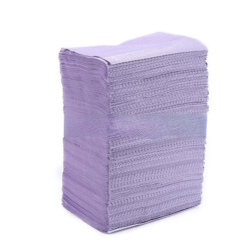 Disposable Waterproof Bibs & Table Covers 125 Pcs | Black