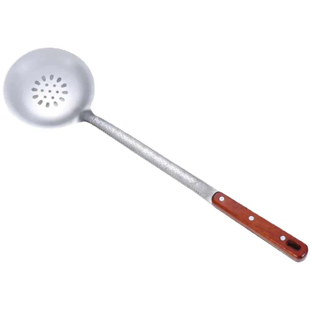 Stainless Steel Rice Scoop Long Handle Cooking Shovel Household Rice Paddle Nonstick Kitchen Wok Shovel Multi-Function Cooking Peaceful Pleasures Health and Wellness