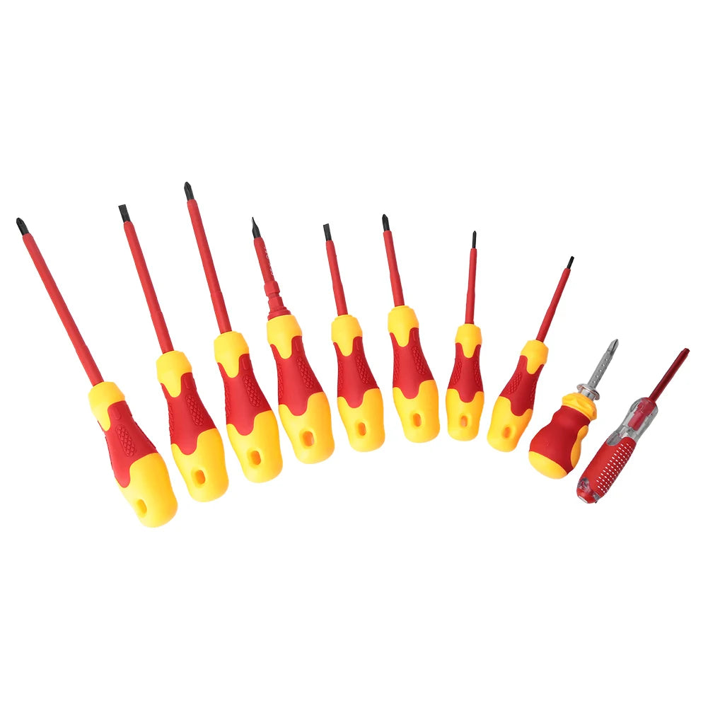 Insulated Screwdriver Set /Set Practical Professional Electrician Screwdriver Set for Electrician Tool Wireman Equipment Peaceful Pleasures Health and Wellness