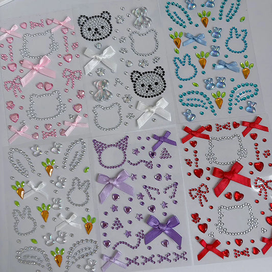 Cute Little Animal Diamond Stickers Concert Support Decoration DIY Peaceful Pleasures Health and Wellness