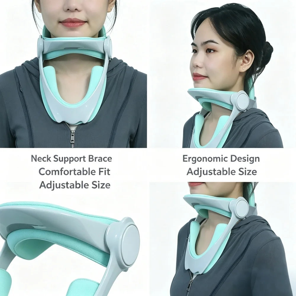Ergonomic cervical support pillow with adjustable strap made of breathable and comfortable polyester material Peaceful Pleasures Health and Wellness