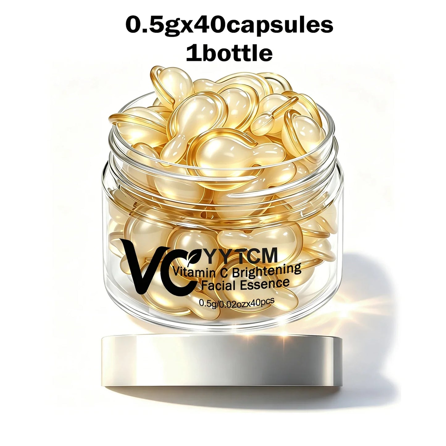 Vitamin C Face Serum Capsules – Retinol, Hyaluronic Acid & Vitamin E