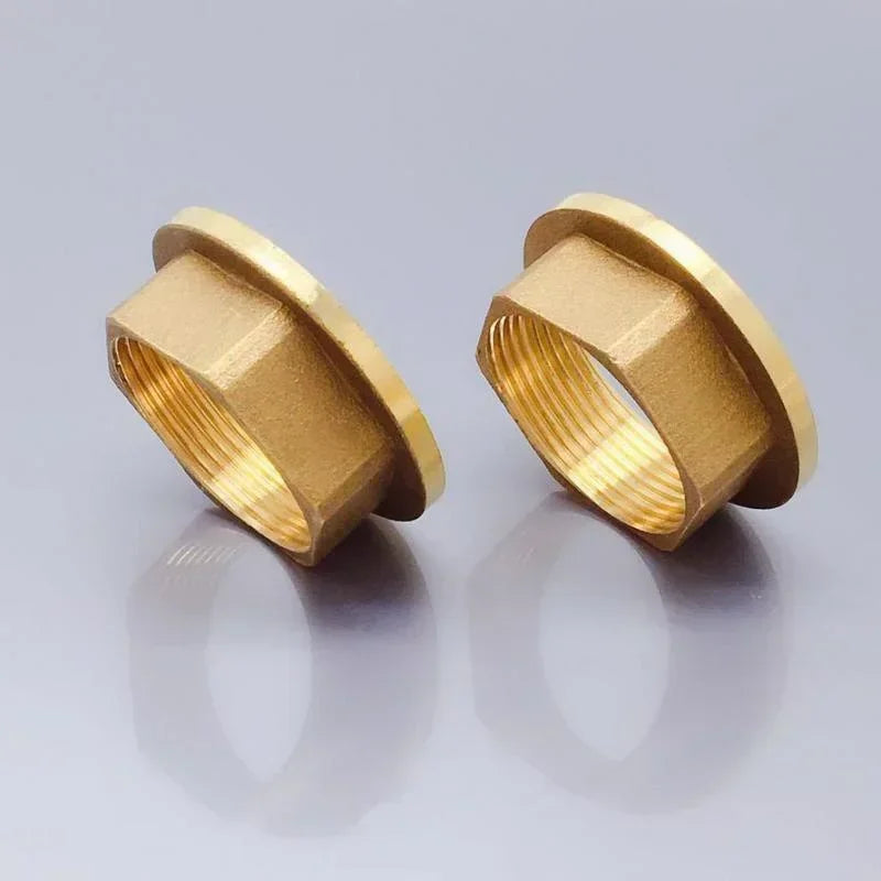 Brass Faucet Base Nut & Pipe Connector – Kitchen & Bathroom