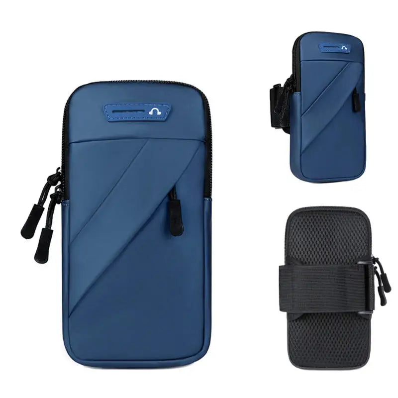 Running Phone Armband Bag Waterproof Sports Jogging Case Cover for Mobile Phone Multifunctional Arm Bag Peaceful Pleasures Health and Wellness