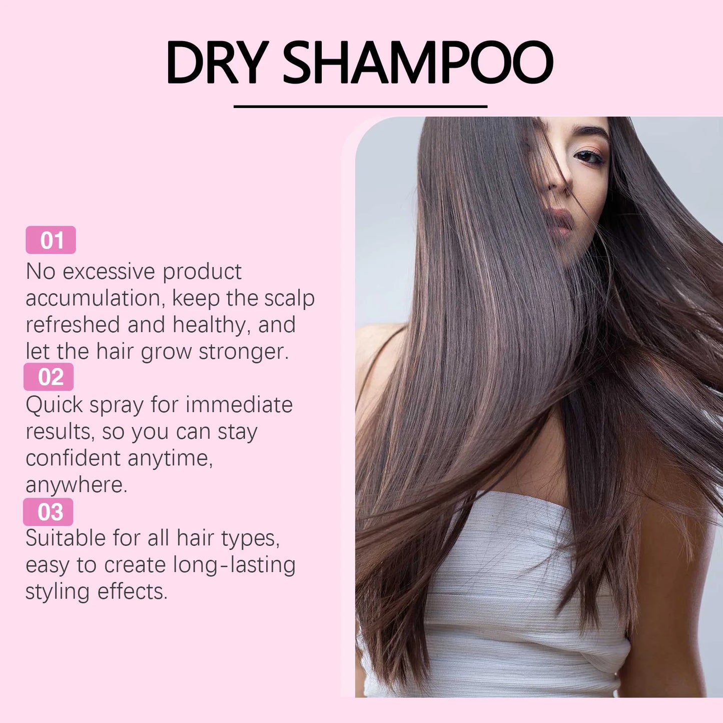 HOEGOA Rose Leave-In Hair Spray – No-Wash Conditioner 100ml