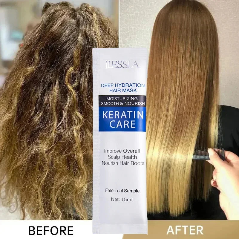 Keratin Hair Mask – Smooth, Moisturise & Control Frizz Fast