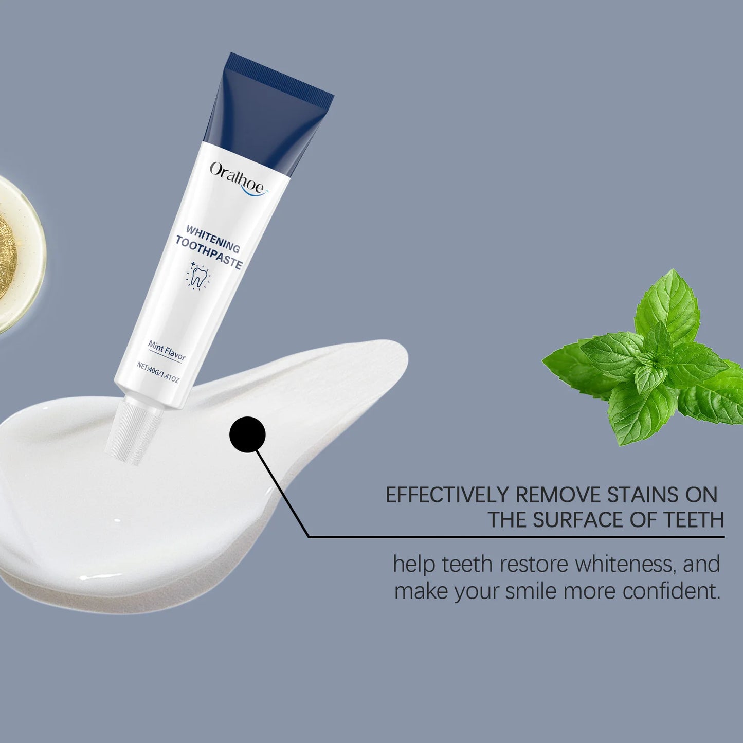 Oralhoe Whitening Toothpaste – Stain Removal & Fresh Breath