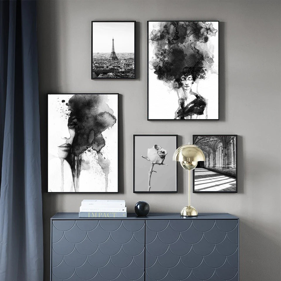 Llama in a Taxi NYC Times Square Canvas Wall Art | B&W Print