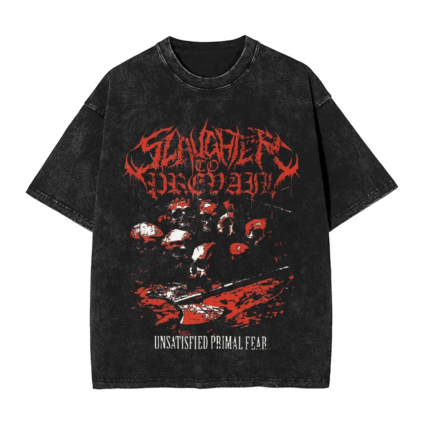 Slaughter to Prevail T Shirt Men's Cotton Unique T-Shirt Round Neck Tee Shirt Short Sleeve Tops Printed Peaceful Pleasures Health and Wellness 3 S