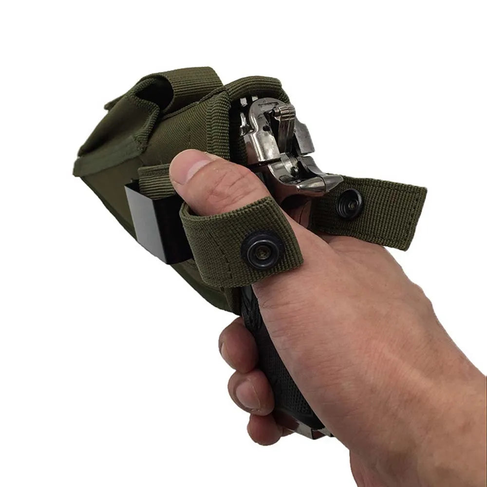 Molle Right Left Interchangeable Tactical Pistol Gun Holster The Waistband with Magazine IWB Holsters Gun Accessories Peaceful Pleasures Health and Wellness