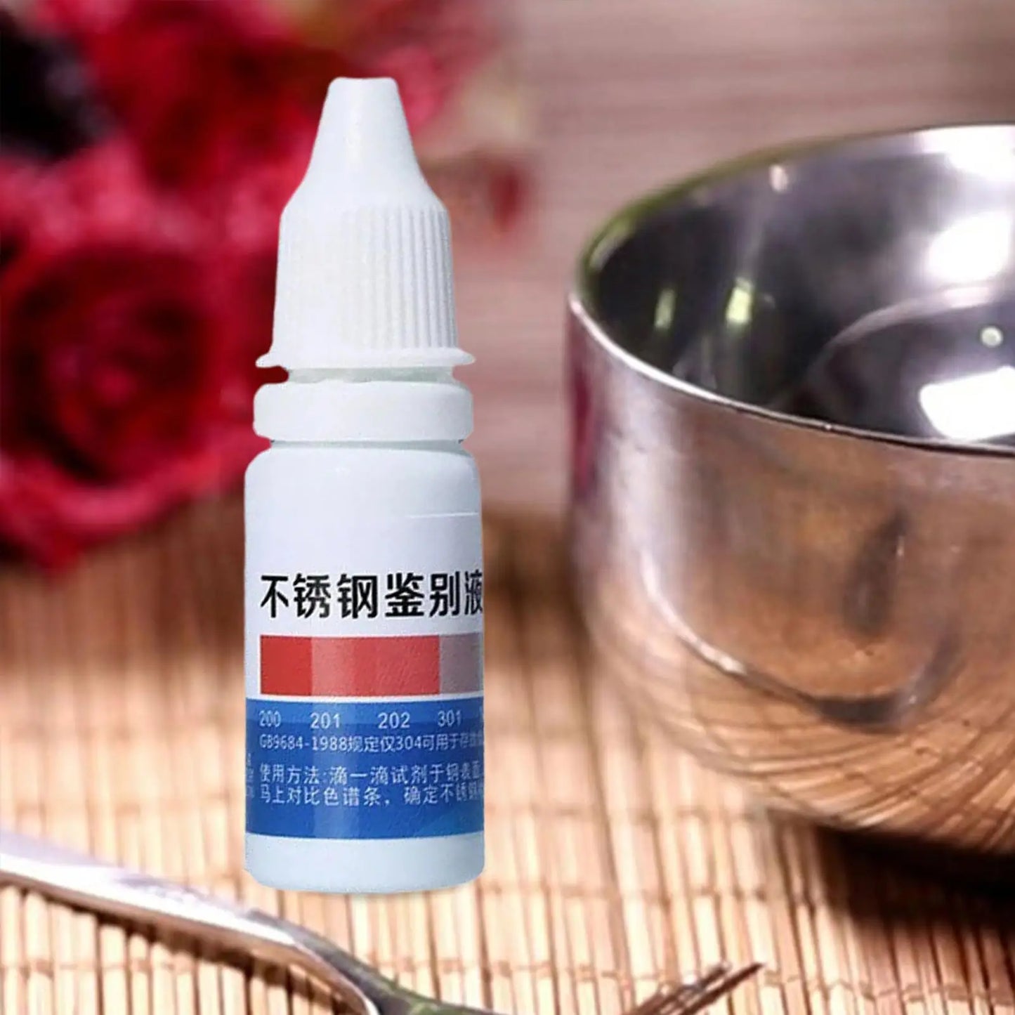 Stainless Steel Testing Solution 12ml | Grade 201 304 316