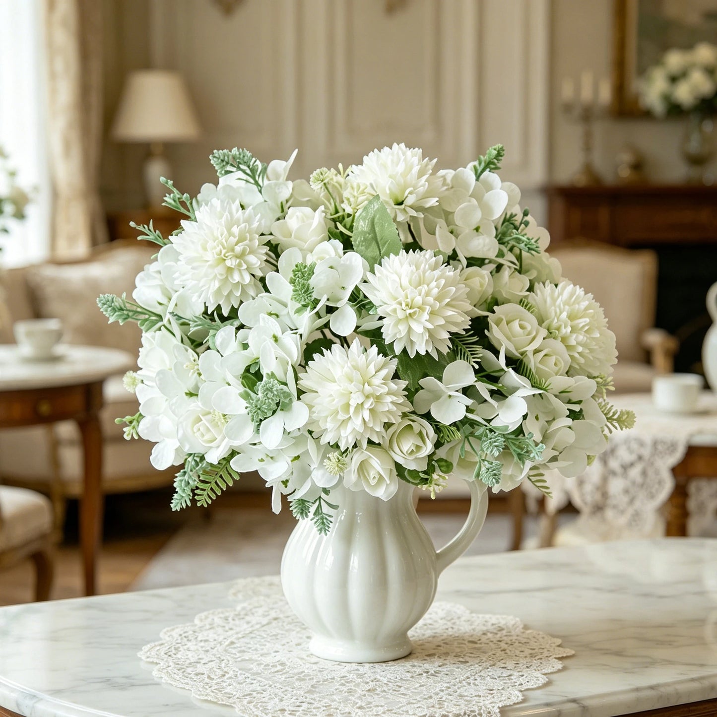Artificial Silk Rose Bouquet for Wedding & Home Decor